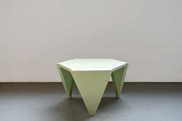 low table in pandan green